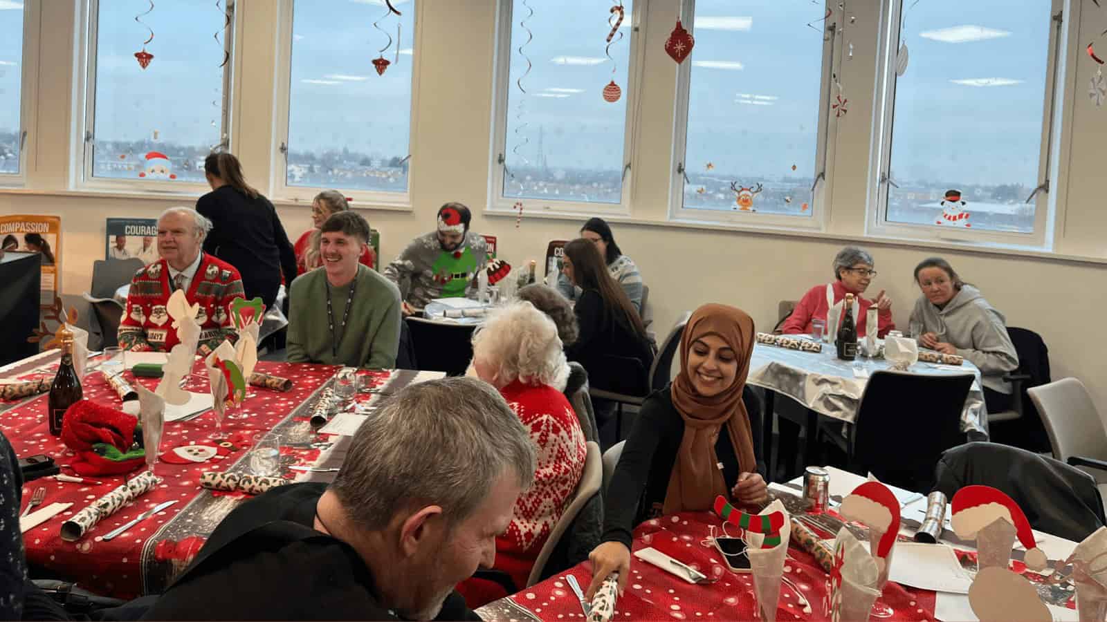 Homecarers' Christmas Festivities - Service User Parties, Christmas Hampers and Christmas Jumper Day 2024 - Homecarers Care Services - Christmas