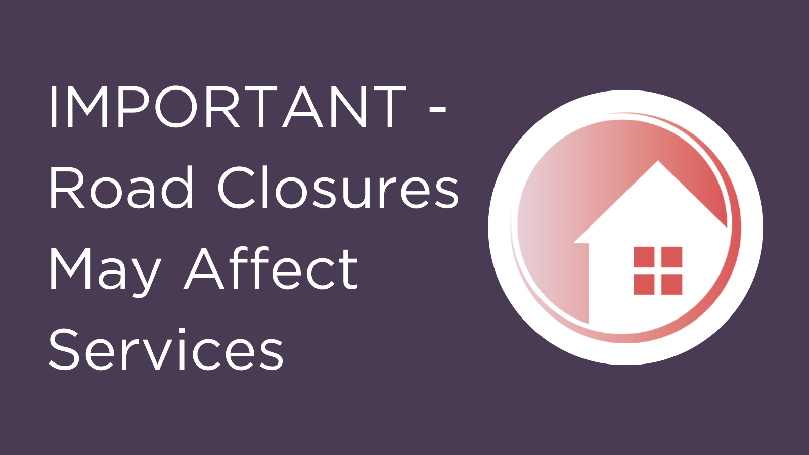 Road Closures Graphic