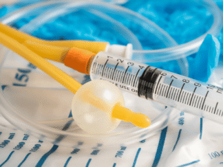 An image of a catheter bag.