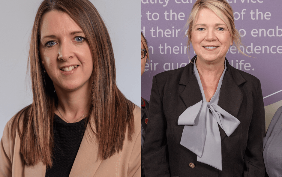 Headshots of two of our Mental Health First Aiders, Hayley (left) and Debbie (right).