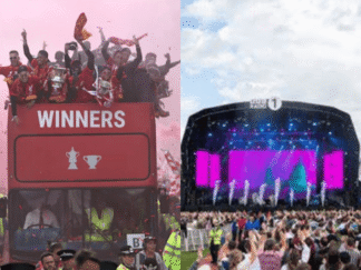 Image of the LFC Parade and Radio 1 Big Weekender.