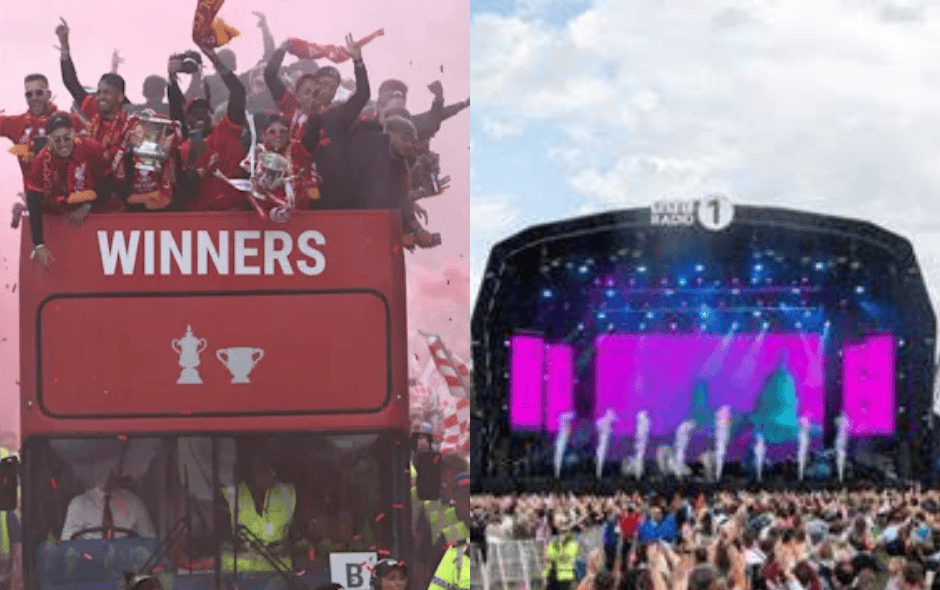 Image of the LFC Parade and Radio 1 Big Weekender.