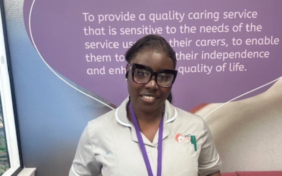 Image of melody who is sharing her story on how she got into care