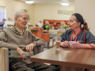 Carer and service user