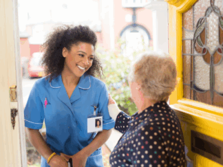 carer and service user respecting boundaries in care