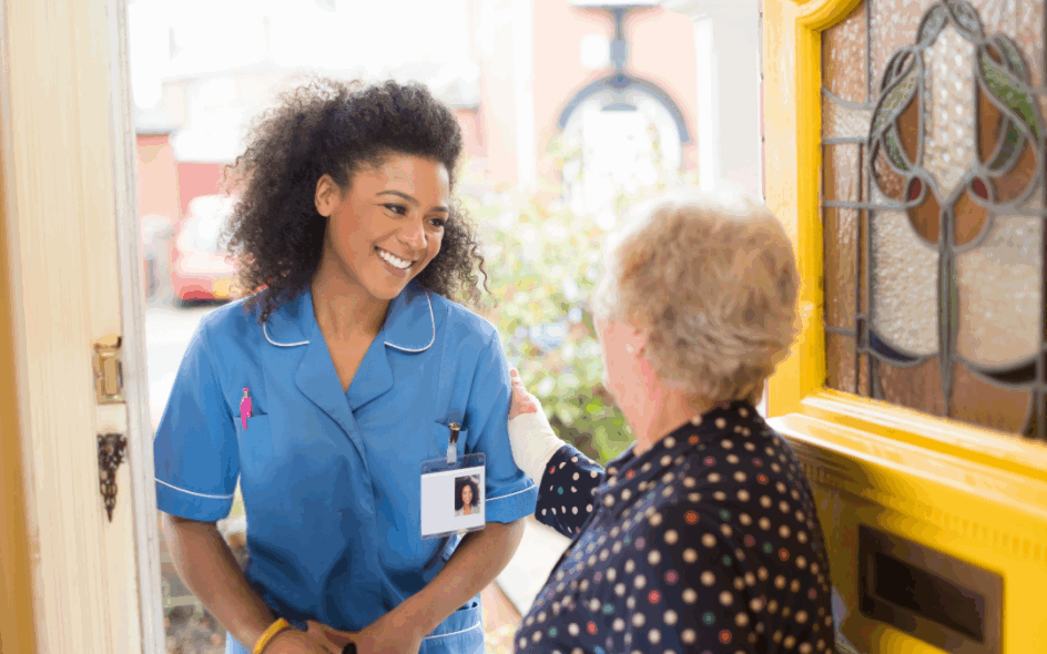 carer and service user respecting boundaries in care