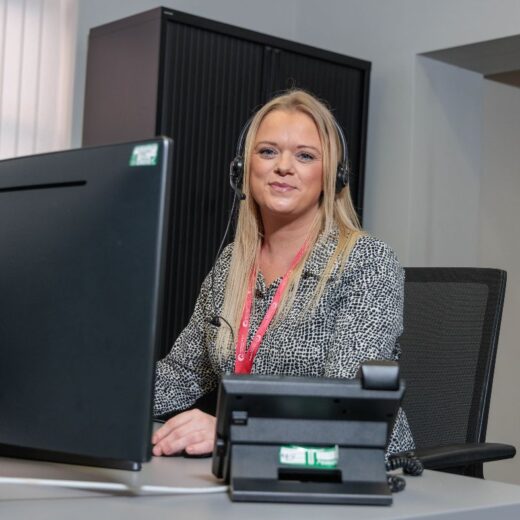 member of care team ready to answer questions