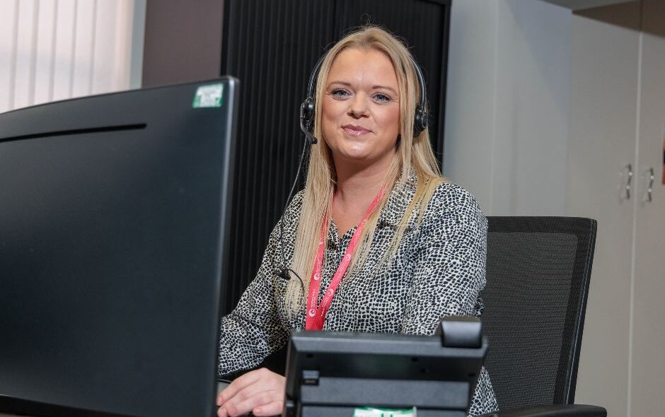 member of care team ready to answer questions
